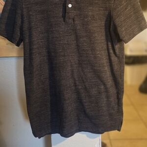 American Eagle Outfitters Dark Gray Polo Shirt